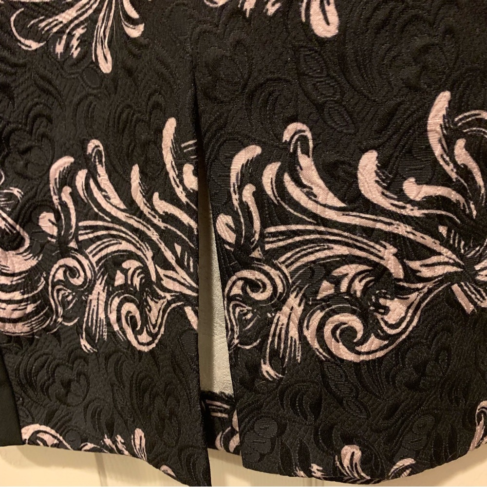 NWT H&M Black and Blush Midi Dress, Size 2 - Picture 3 of 6